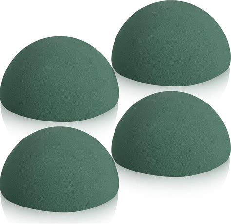 Amazon.com: Boao 4 Pcs Half Ball Floral Foam Block Green Wet Dry Flower ...