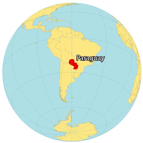 Map of Paraguay - Cities and Roads - GIS Geography