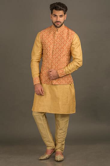 Rent/Buy cream sherwani set | Home Trial | Free Delivery | CandidMen