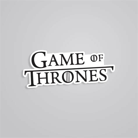 Game of Thrones TV Shows Stickers - Limited Edition