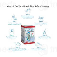 Accusure Life Blood Glucose Test Strips 50 - Uses, Side Effects, Dosage ...
