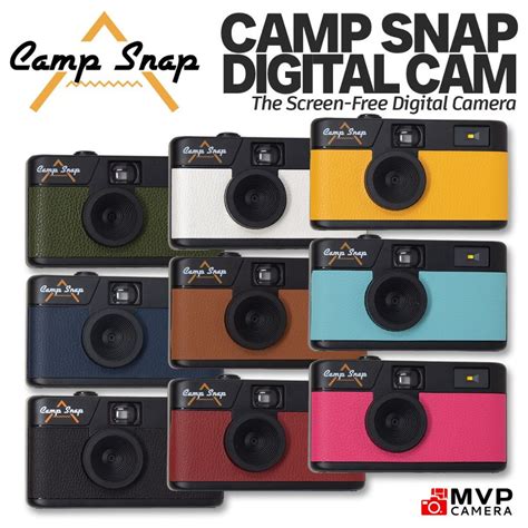 CAMP SNAP Screen Free Digital Camera Vintage Photo Preset Kids Toy USB ...