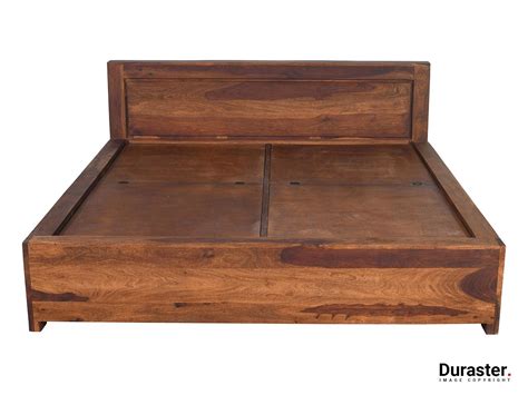 Duraster Metro Modern Sheesham wood Storage Bed | Duraster