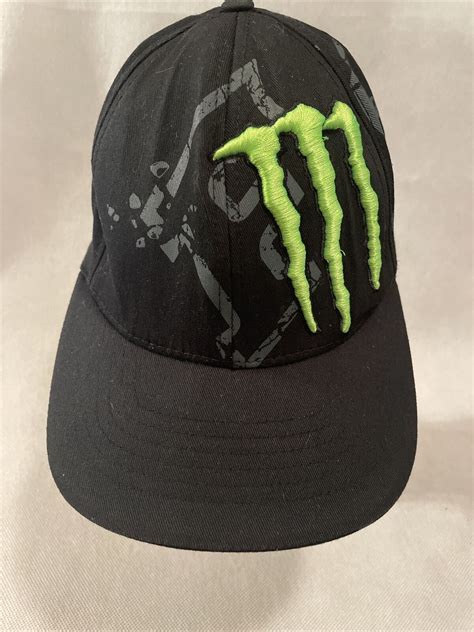 Monster Energy New Era Fitted Hat Ricky Carmichael #4 Size S/M Racing ...