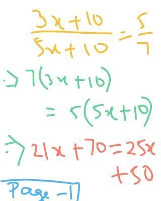 Two numbers are in the ratio 3:5. When each of these numbers is ...