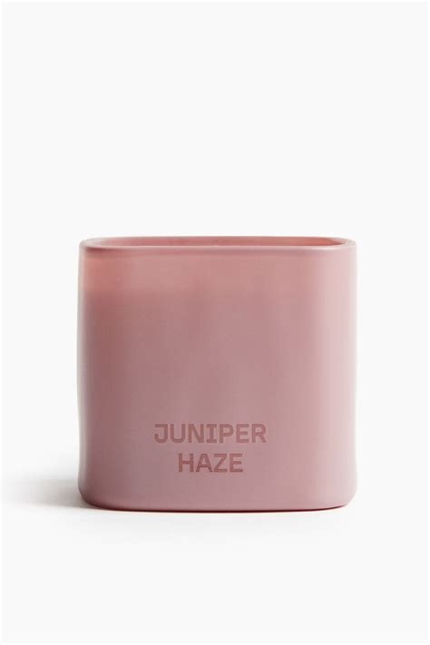 Scented candle in glass holder - Juniper Haze - Home All | H&M IN