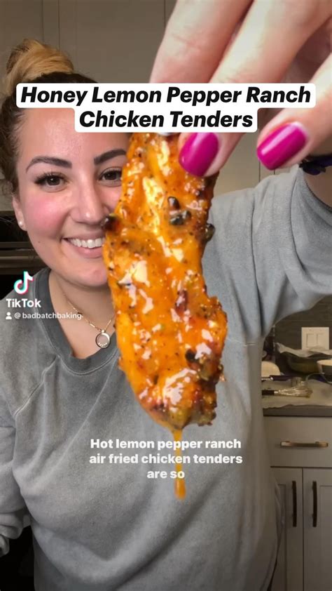Hot lemon pepper ranch air fried chicken tenders – Artofit
