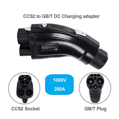 EU to China EV Charger Connector CCS2 to GB/T EV Charging Adapter - CCS2 to GB/T EV Charging ...