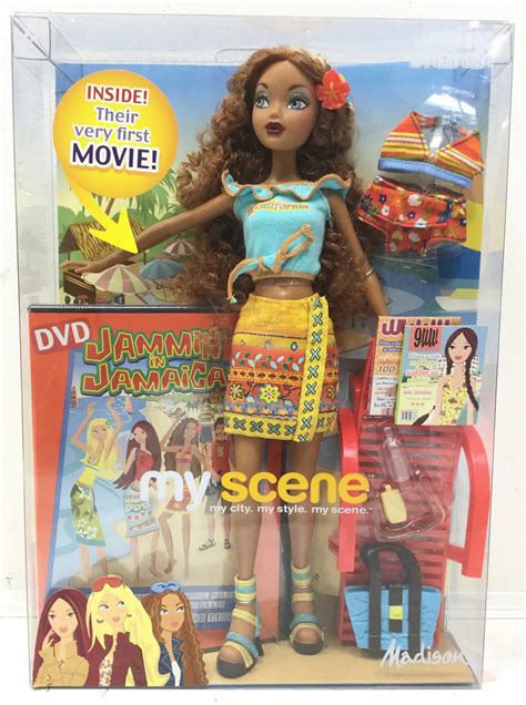 Lot - Mattel My Scene Jammin In Jamaica Madison Doll