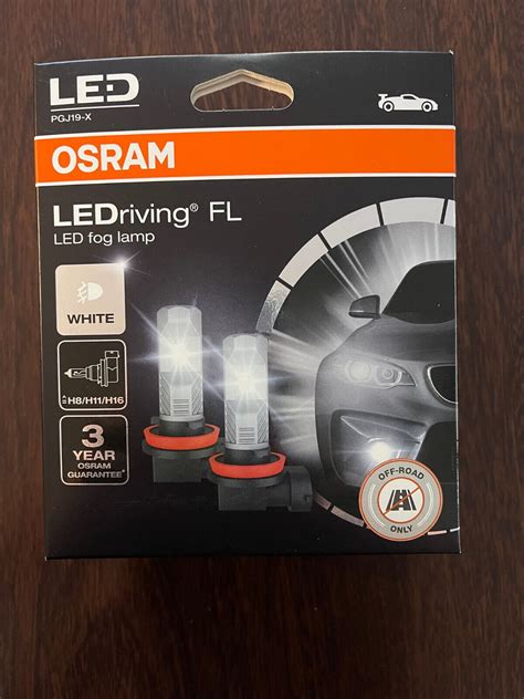 67219CW Osram LED FL Fog Lamps H8/H11/H16 12V 8.2W India | Ubuy