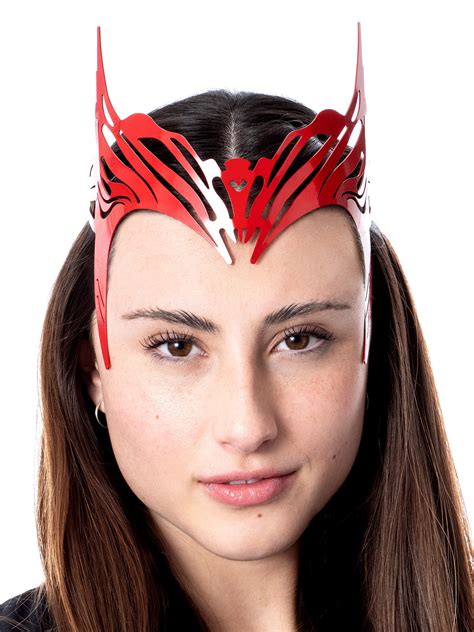 Buy Marvel WandaVision Wanda Maximoff let Witch Costume Tiara Crown ...