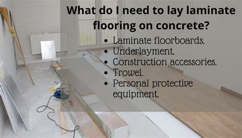 How to Install Laminate Flooring on Concrete - Floor Techie