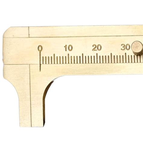Brass Vernier Caliper Single Scale Pocket Sliding Vernier Caliper Meas
