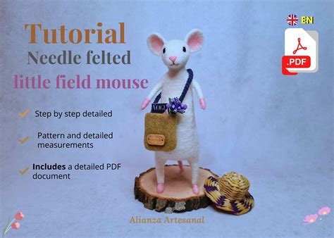 Image result for Needle Felt Mouse Tutorial
