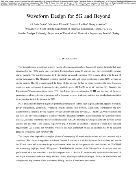 5G Waveform Tutorial 的图像结果