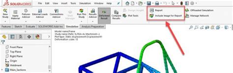 Image result for Making Simulation Report in SolidWorks
