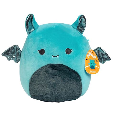 Buy Squishmallows Original 10-Inch Lucasta The Teal Bat - Official ...
