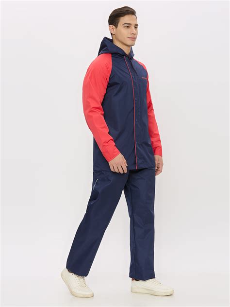 ZEEL WATERPROOF BLUE MULTICOLOR RAINCOAT
