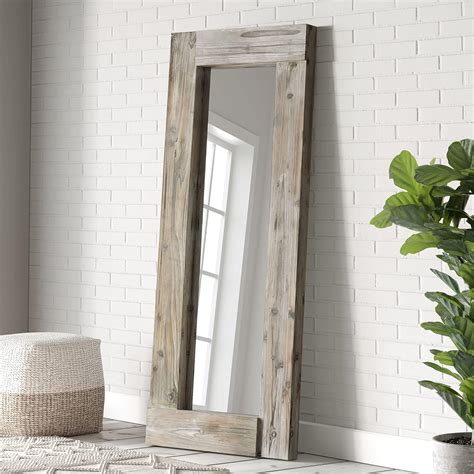 Amazon.com: Barnyard Designs 24x58 Inch Unfinished Leaner Floor Mirror ...
