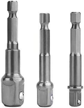 AASONS Impact Grade Socket Adapter Set - 3 Packs Drill Bit Adapter with ...