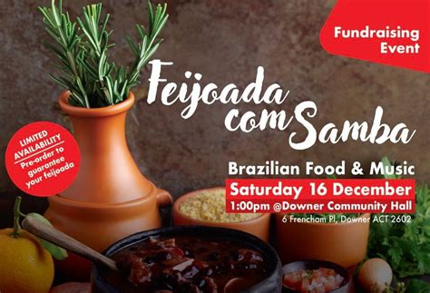 Feijoada com Samba - Brazilian Food & Music, Downer Community Centre ...