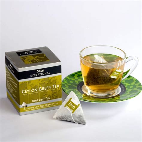 Buy Dilmah Ceylon Green Tea 20 Tea Bags - Dilmah Exceptional Range Tea ...