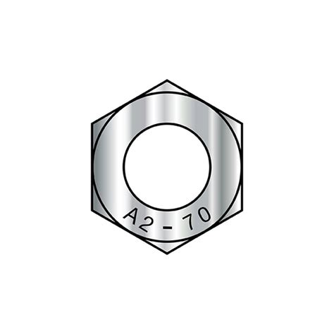 Zoro Select Hex Nut, M5-0.8, Stainless Steel, Not Graded, Plain, 9000 ...