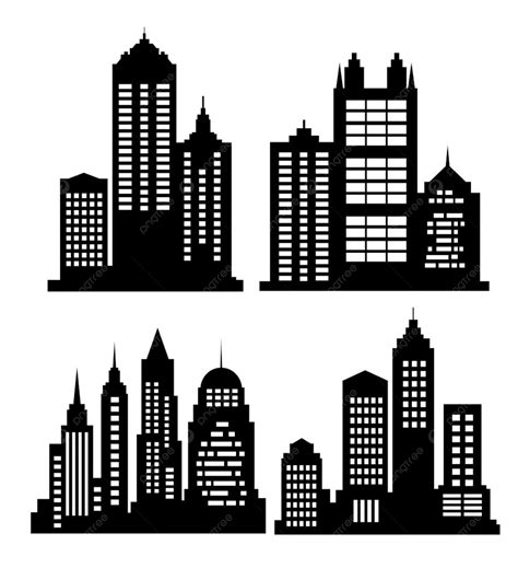 City Building Vector Png