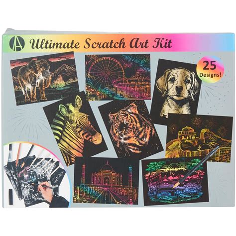 Crafty Club Adults Ultimate Scratch Art Kit | Wilko