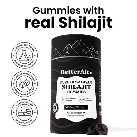 Pure Shilajit Gummies – BetterAlt - IN