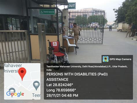 Persons with Disabilities (PWD) Facilities | TMU Moradabad