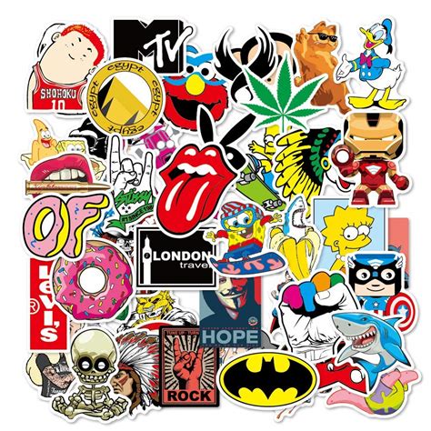Fashion Stickers for Laptop Stickers,CC-cooL Waterproof Durable Vinyl ...
