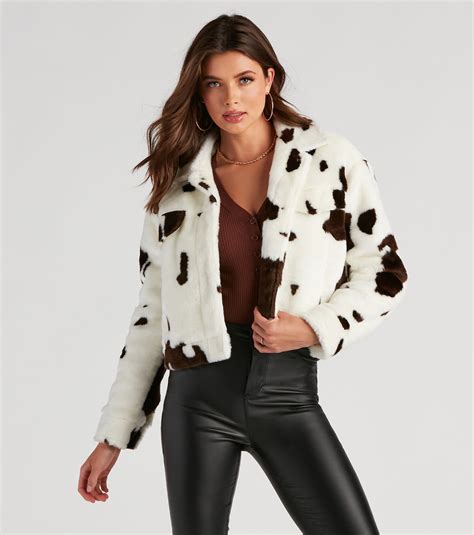 Ahead Of The Herd Cow Print Jacket & Windsor
