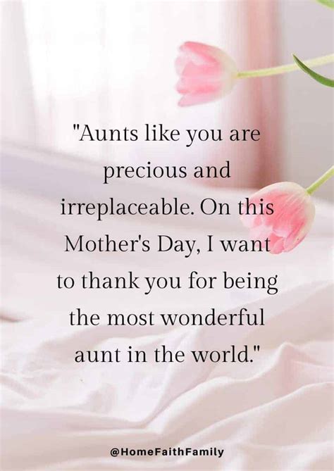 83 Happy Mothers Day Quotes For Your Aunt In 2025 - Home Faith Family