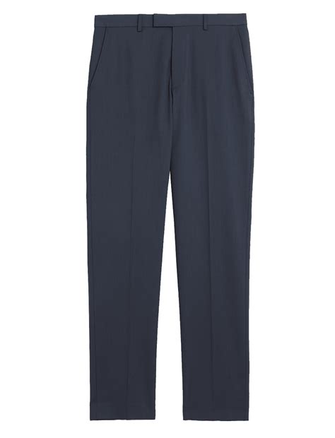 Buy Slim Fit Suit Trousers with Stretch at Marks & Spencer