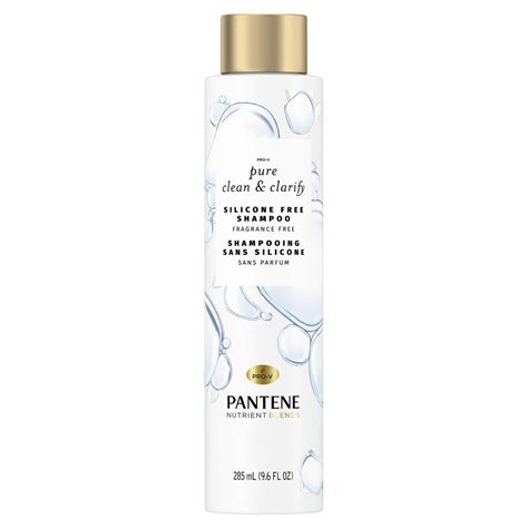 Pantene Pro-V Pure Clean & Clarify Silicone-Free Shampoo, Fragrance-Fr ...