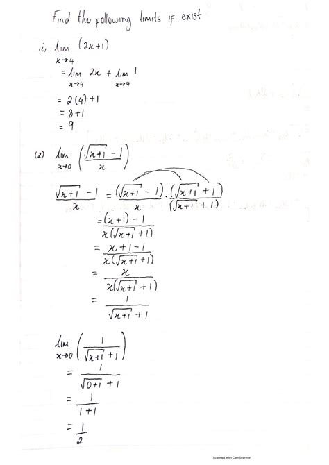 Image result for Limit Examples and Solutions