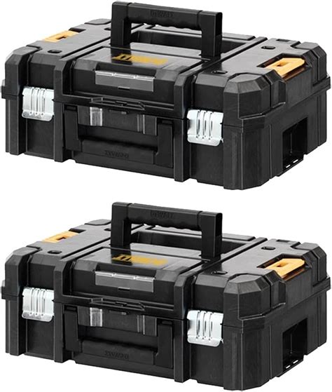 Buy DeWalt DWST1-70703 TSTAK II Power Tool Storage Twin Pack T4TKIT-842 ...