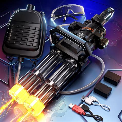 Gatling Electric Water Gun For Adults New Double Barrel Squirt ...
