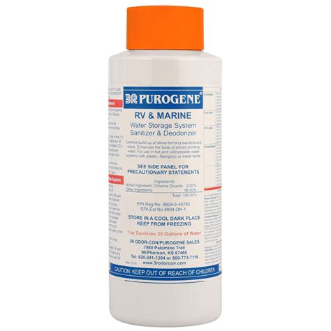 Baytec 32oz Purogene Drinking Water Treatment And Sanitizer For Storage ...