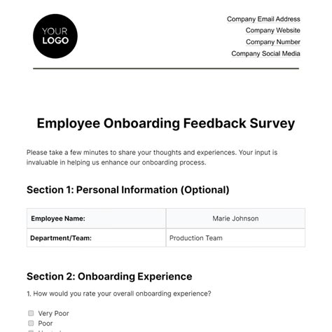 Image result for Employee Onboadring Feedback Form