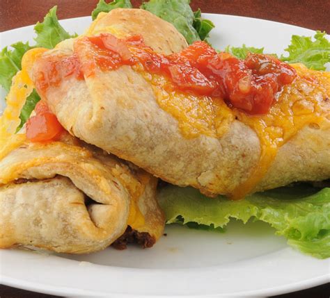 Baked Chicken Chimichangas