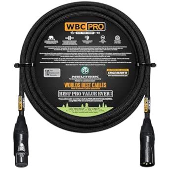 10 Foot - WBC-PRO-Quad Ultra-Silent Ultra-Flexible Balanced Star-Quad ...