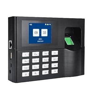 Time Clocks for Employees Small Business, Attendance System Fingerprint ...