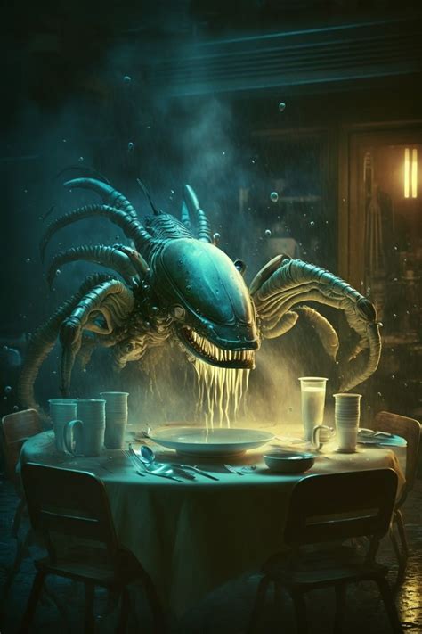 Alien Resurrection Dinner 的图像结果