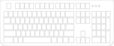 Image result for Blank Computer Keyboard Layout QWERTY