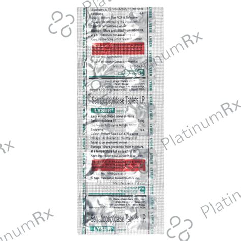 Maxilase 5mg Tablet 10s - Save -82% on Substitute Medicine