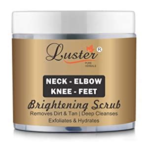 Buy Luster Neck-Elbow & Knee-Feet Brightening Scrub | Scrub with Extra ...