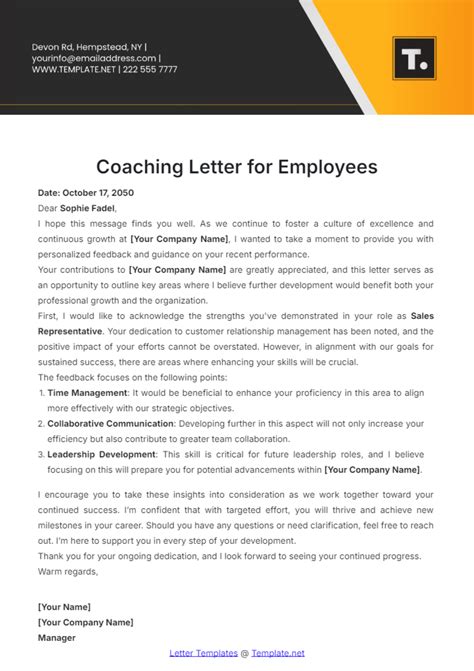 Employee Recognition Letter Exlesson - Infoupdate.org
