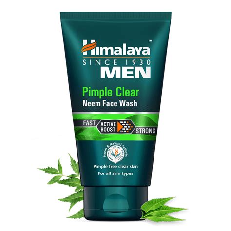 Himalaya Men Pimple Clear Neem Face Wash - Fights Pimples – Himalaya ...